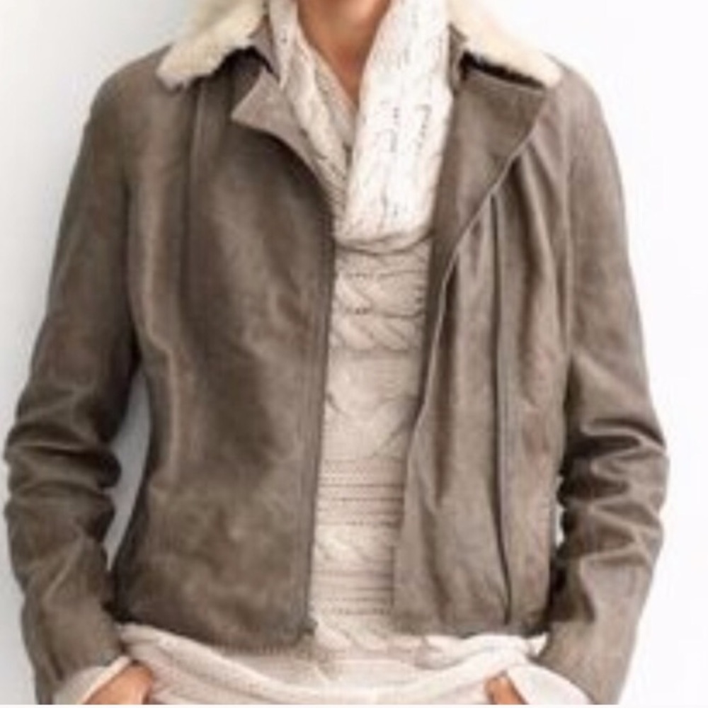 EUC BANANA REPUBLIC|LEATHER JACKET